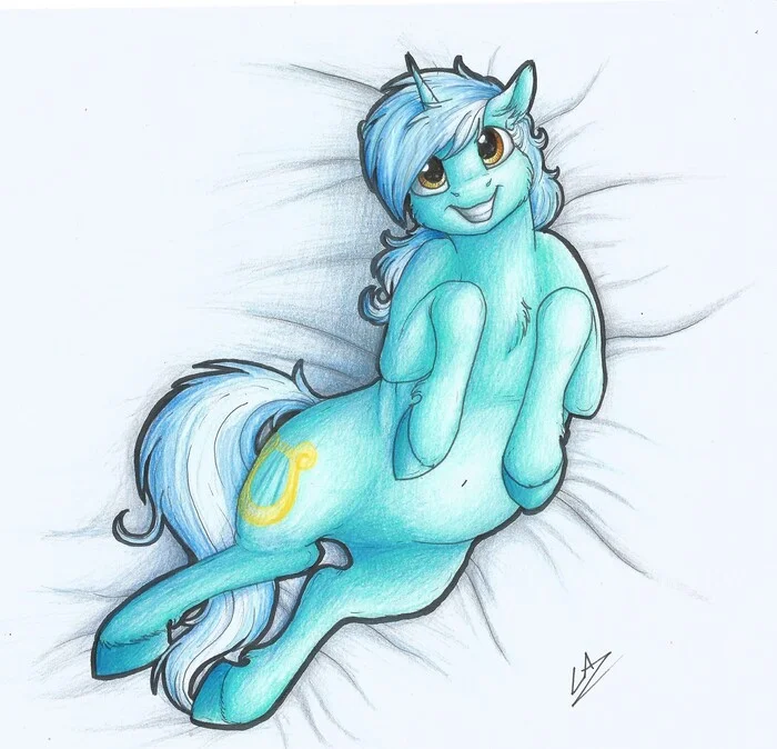Plump No. 3 - My little pony, PonyArt, Lupiarts, Lyra heartstrings