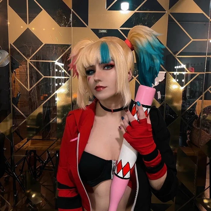 How a photo shoot of Harley Quinn from the new anime Suicide Squad: Issekai was created - My, Cosplay, The photo, Harley quinn, Suicide Squad, Video, Vertical video, Longpost