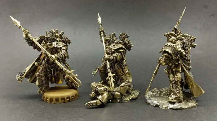 Warhammer 40K. Primarch Alpharius. Artistic metal casting. Material Bronze - Artistic casting, Warhammer 40k, Adeptus Astartes, Caster, Warhammer, Chaos dreadnought, Master, Characters (edit), Casting, Metal Casting, Longpost, Needlework without process, Bronze, Night lords, Alpharius, Primarchs, VKontakte (link), YouTube (link)