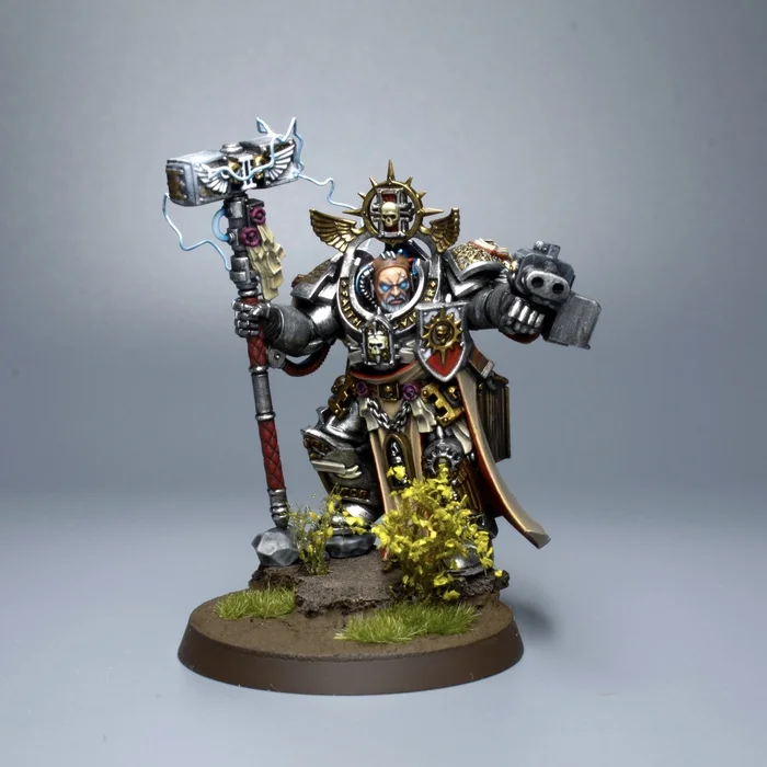 Grand Master Voldus. Gray Knights - My, Modeling, Warhammer, Painting miniatures, Painting, Wh miniatures, Longpost