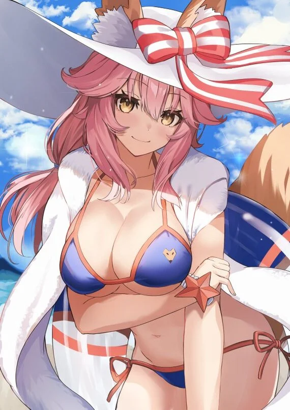 Tamamo - NSFW, Аниме, Anime Art, Fate Grand Order, Tamamo no Mae