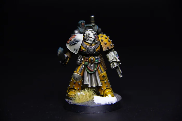 Апотекарий - Моё, Рукоделие без процесса, Покраска миниатюр, Warhammer, Adeptus Astartes, Wh miniatures, Warhammer 40k, Horus Heresy, Imperial Fists, Длиннопост