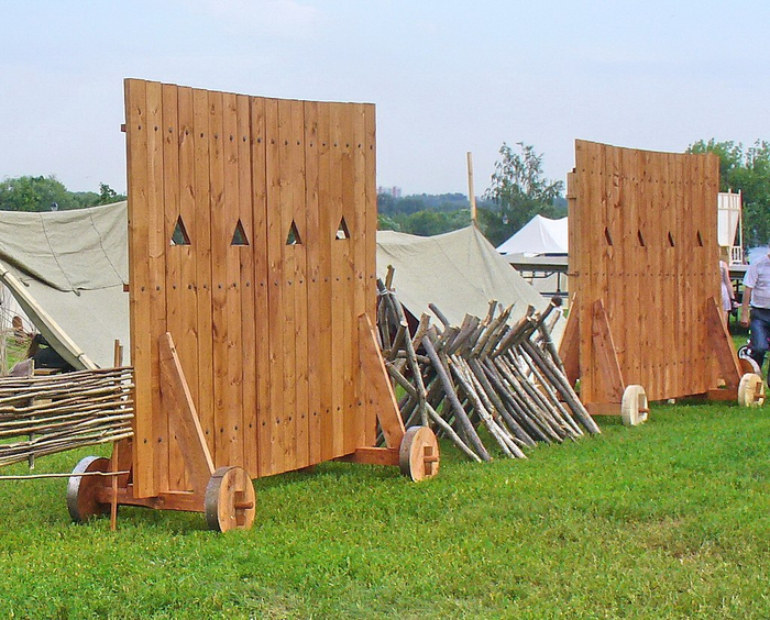 Гуляй-город, реконструкция