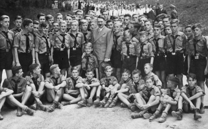 Uncle Wolf's puppies - My, Third Reich, Hitler youth, SS troops, Propaganda, Adolf Gitler, Longpost