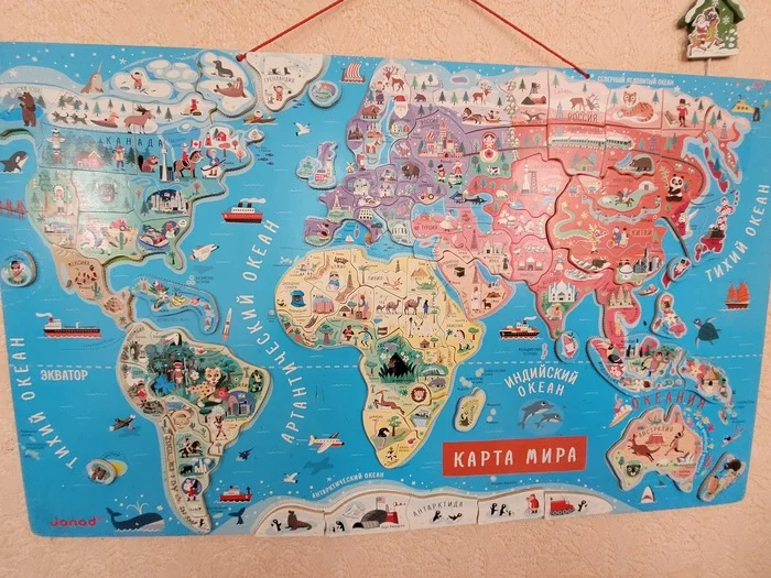 Mandela effect, or just crazy? - My, World map, Typo, Mandela effect, The photo