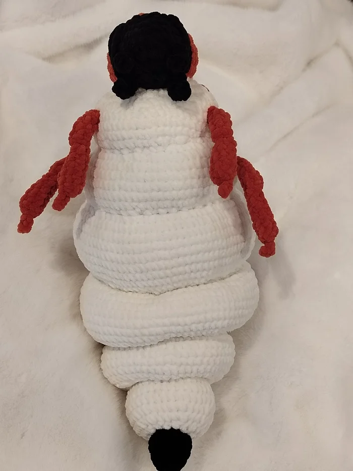 Maggot plush - My, Maggots, Insects, Toys, Crochet, Knitting, Presents, Phobia, Plush Toys, Longpost