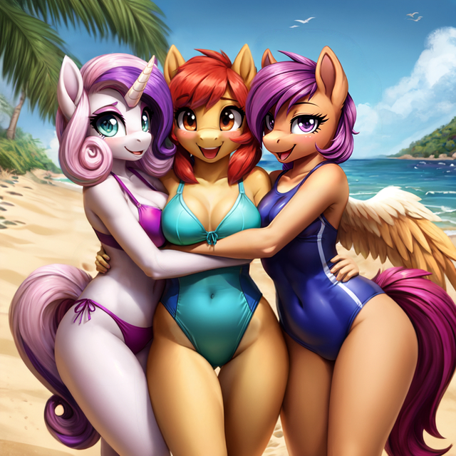    My Little Pony, , Applebloom, Sweetie Belle, Scootaloo, MLP Edge,  