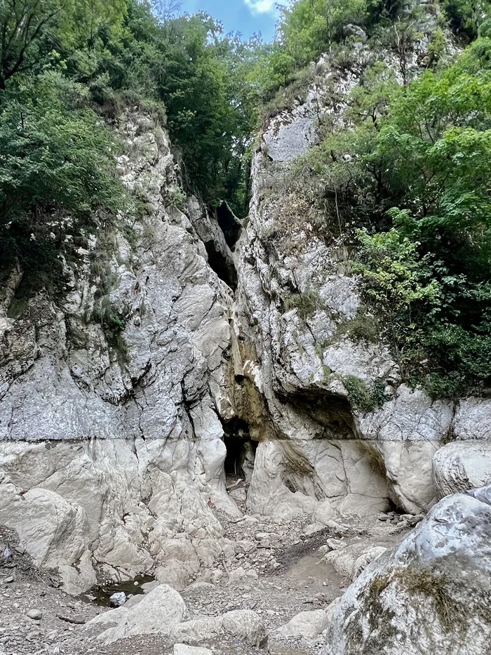 В Сочи пересохли Агурские водопады - Моё, Акварель, Пленэр, Этюд, Пейзаж, Сочи, Засуха, Длиннопост