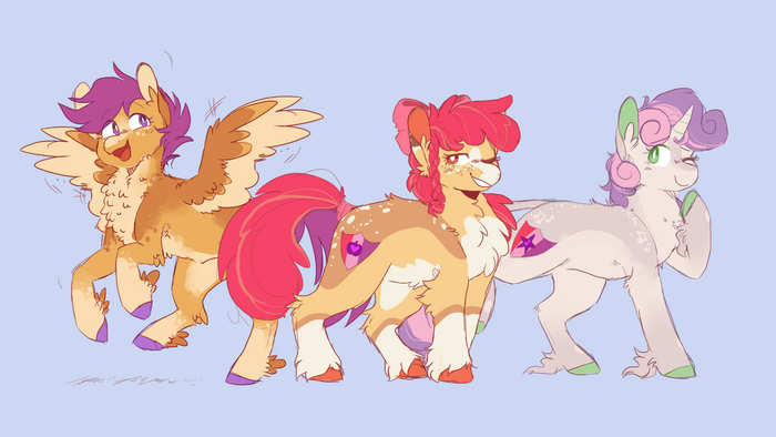     My Little Pony, , Sweetie Belle, Applebloom, Scootaloo