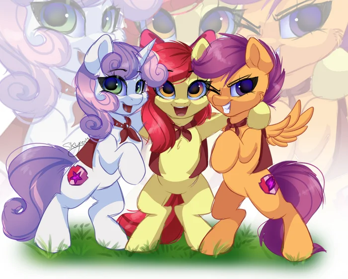 Markseekers - My little pony, Art, Sweetie belle, Applebloom, Scootaloo