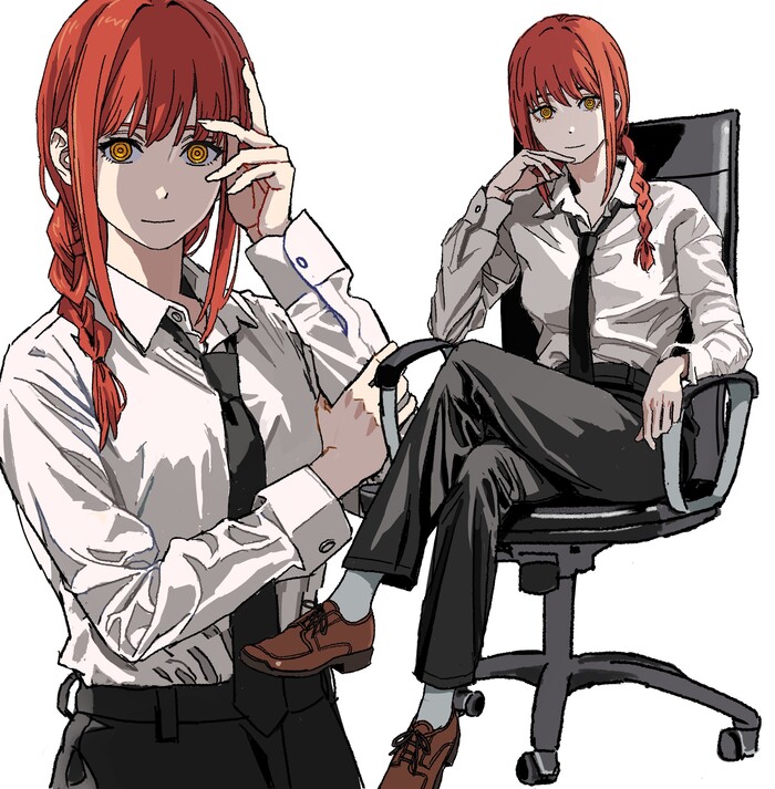 Makima Shiren (ourboy83), , , Anime Art, Chainsaw Man, Makima