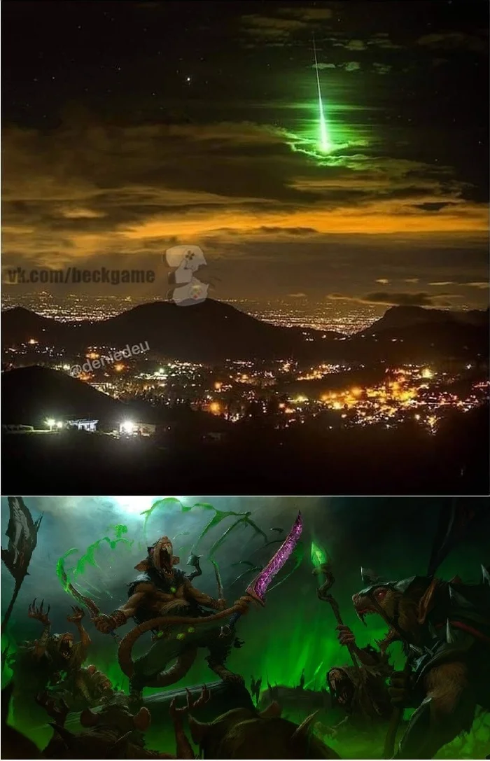 A bright green meteor flew over India. That's just what we're missing right now! - My, Warhammer fantasy battles, Skaven, Warhammer: age of sigmar, Wh humor, Warhammer