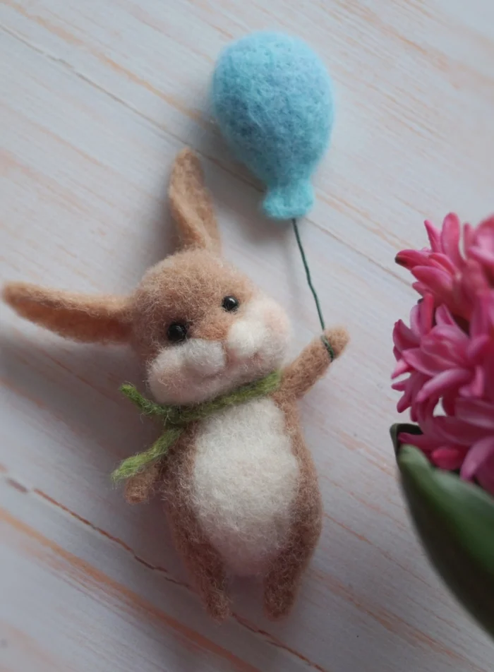 I believe i can fly - My, Milota, Dry felting, Longpost, Handmade, Needlework without process