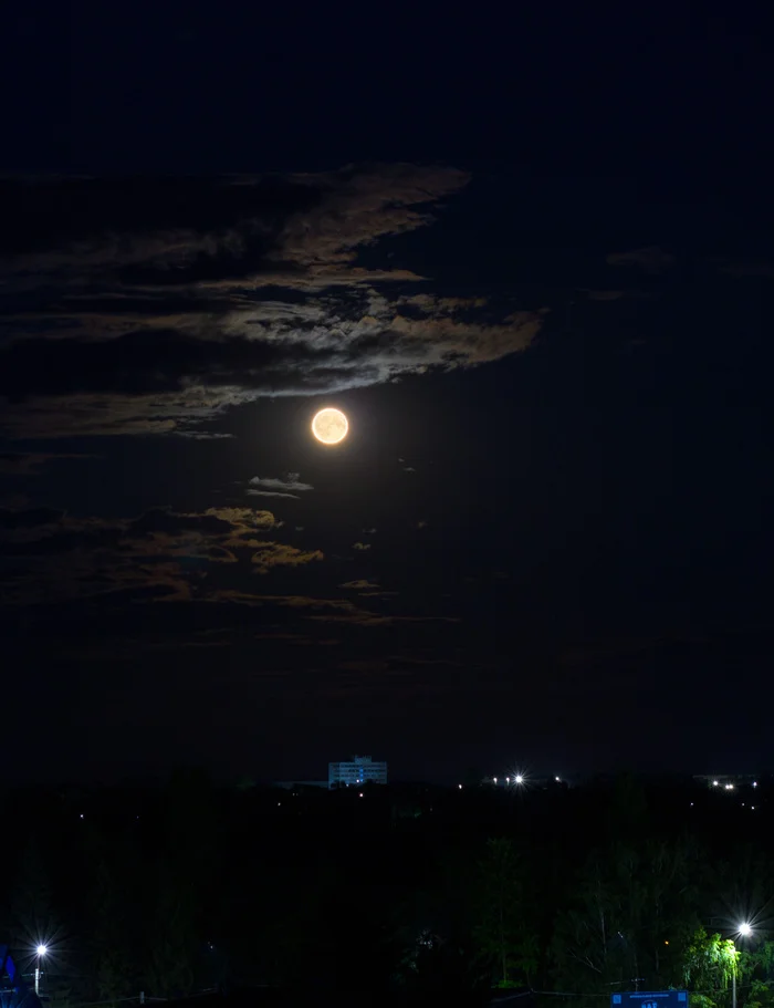 The full moon of July is the Deer Moon. Ulyanovsk - My, Ulyanovsk, The photo, Nature, Full moon, moon