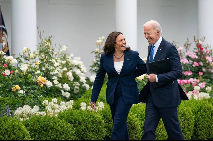 Highlights from Kamala Harris, who is likely to run for the presidency instead of Biden - Politics, news, Риа Новости, Telegram (link), Elections, US elections, The president, US presidents, Ex-President, Donald Trump, Joe Biden, Maria Zakharova, Vertical video, Soundless, Video