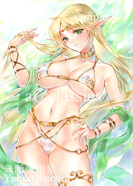 Didlit - NSFW, Elves, Record of lodoss War, Anime art, Anime, Boobs, Pixiv