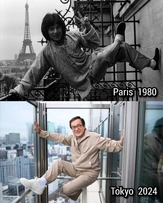 Jackie Chan promotes Brawl at Battle Creek in Paris and Kung Fu Stallion in Tokyo - Actors and actresses, Боевики, Jackie Chan, It Was-It Was, Picture with text