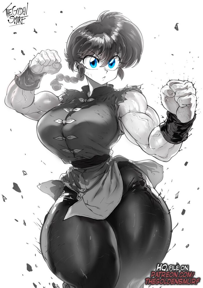  Thegoldensmurf, , , Anime Art, Ranma,  , Muscleart