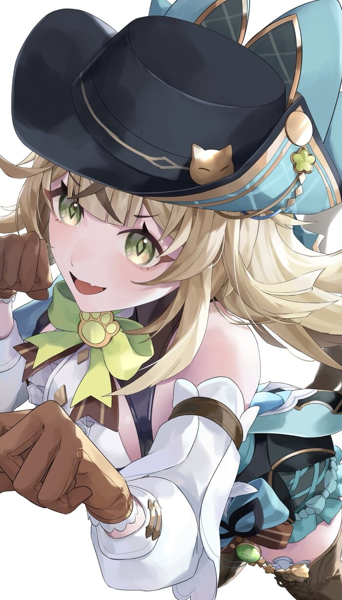 Кирара в шляпе: Автор @taira_oekaki
