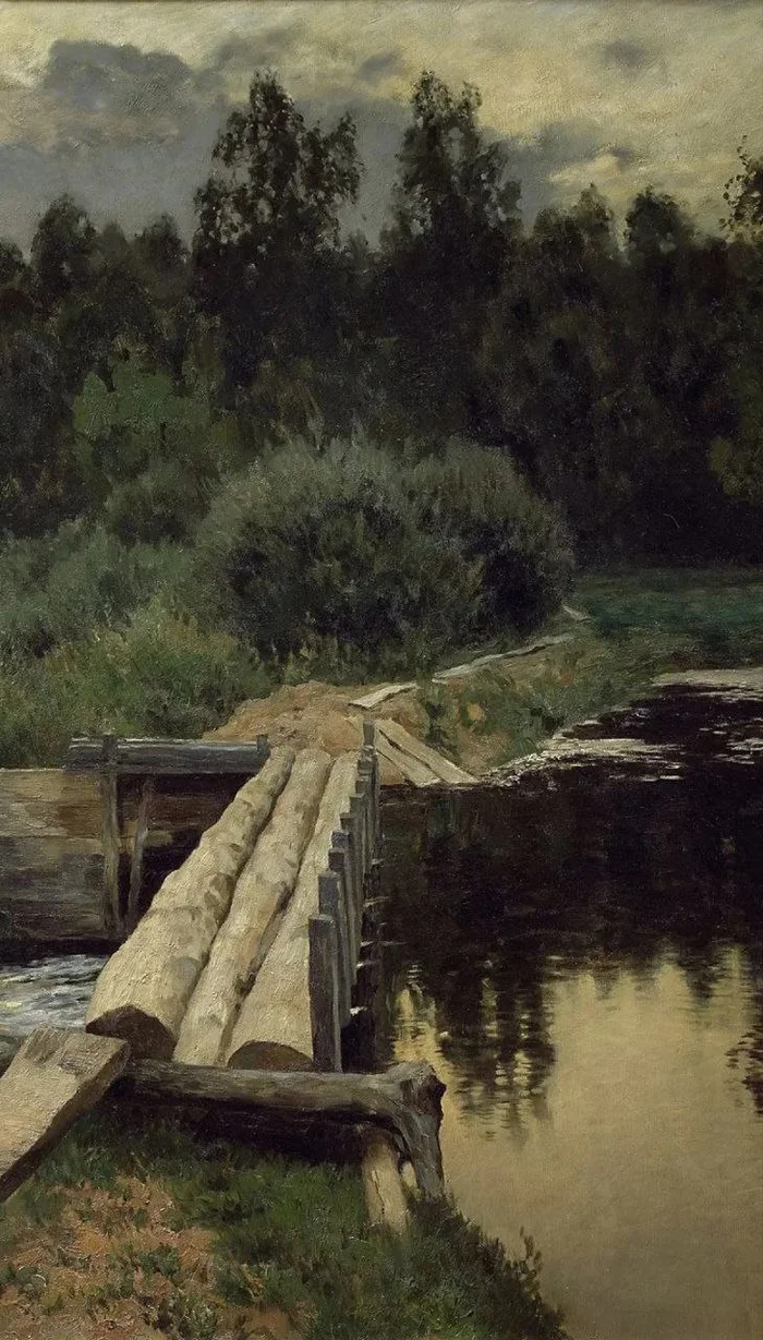 Isaac Levitan - Painting, Painting, Canvas, Butter, Telegram (link), Longpost