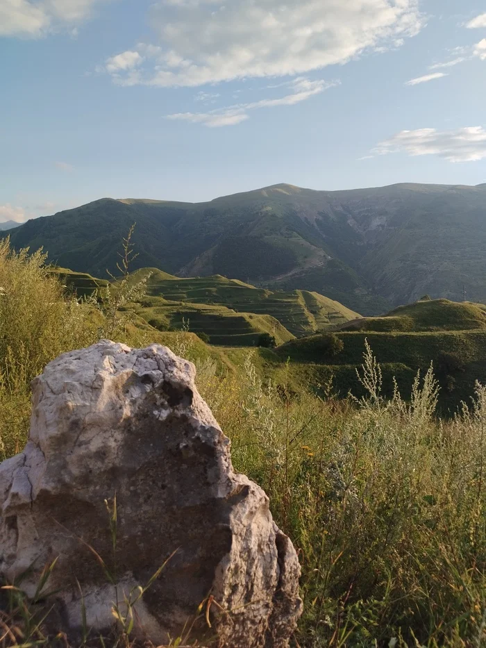 Dagestan. Terraces - My, Mobile photography, Photo on sneaker, Dagestan, The mountains