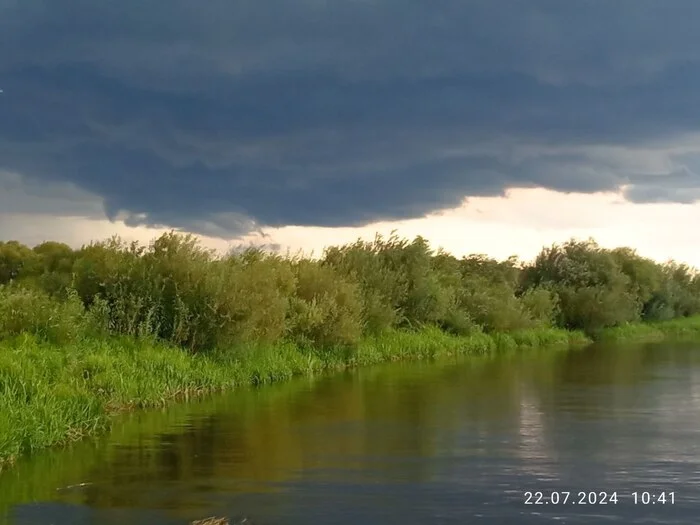 Before the storm - My, Nature, Thunderstorm, The clouds, The photo, Republic of Belarus, Mobile photography