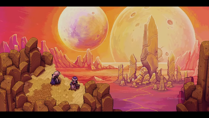 Скрин из прохождения в свободном доступе (момент из прошлого, Флеш слева, Риш-Ан справа)