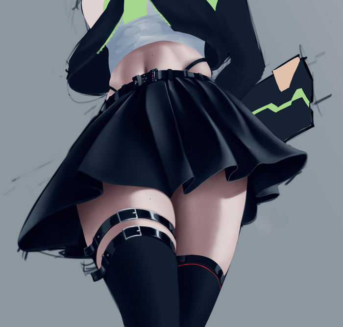 Anby Anime Art, Zenless Zone Zero, Anby Demara (zzz), Bekus