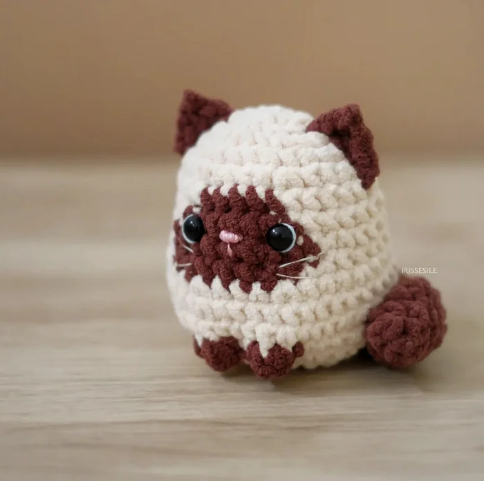 The little cat wishes you a nice week! - Knitting, Creation, cat, Needlework, Kindness, Milota, Needlework without process, Amigurumi