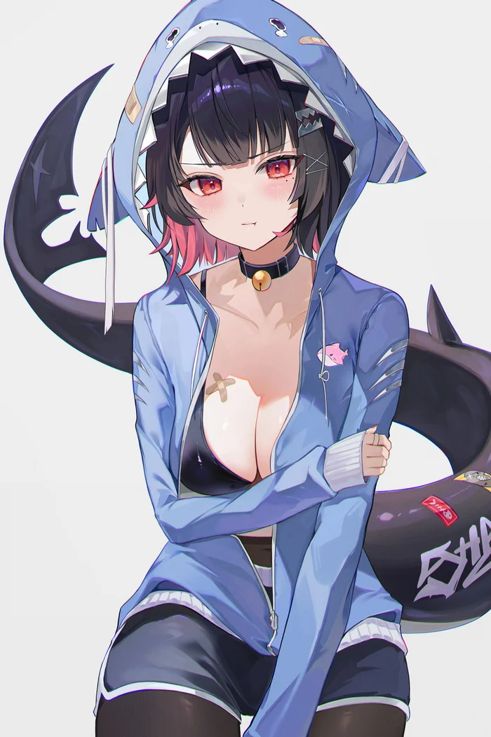 Shark - Zenless Zone Zero, Ellen Joe (zzz), Art, Girls, Games, Anime, Anime art, Tail