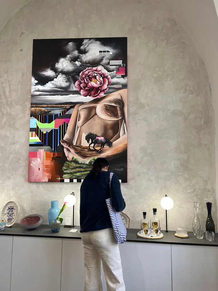 Why Hang a Painting in the Interior? - My, Modern Art, Surrealism, Oil painting, Art, Creative people, Interior Design, Author's painting, Canvas, Acrylic, Longpost