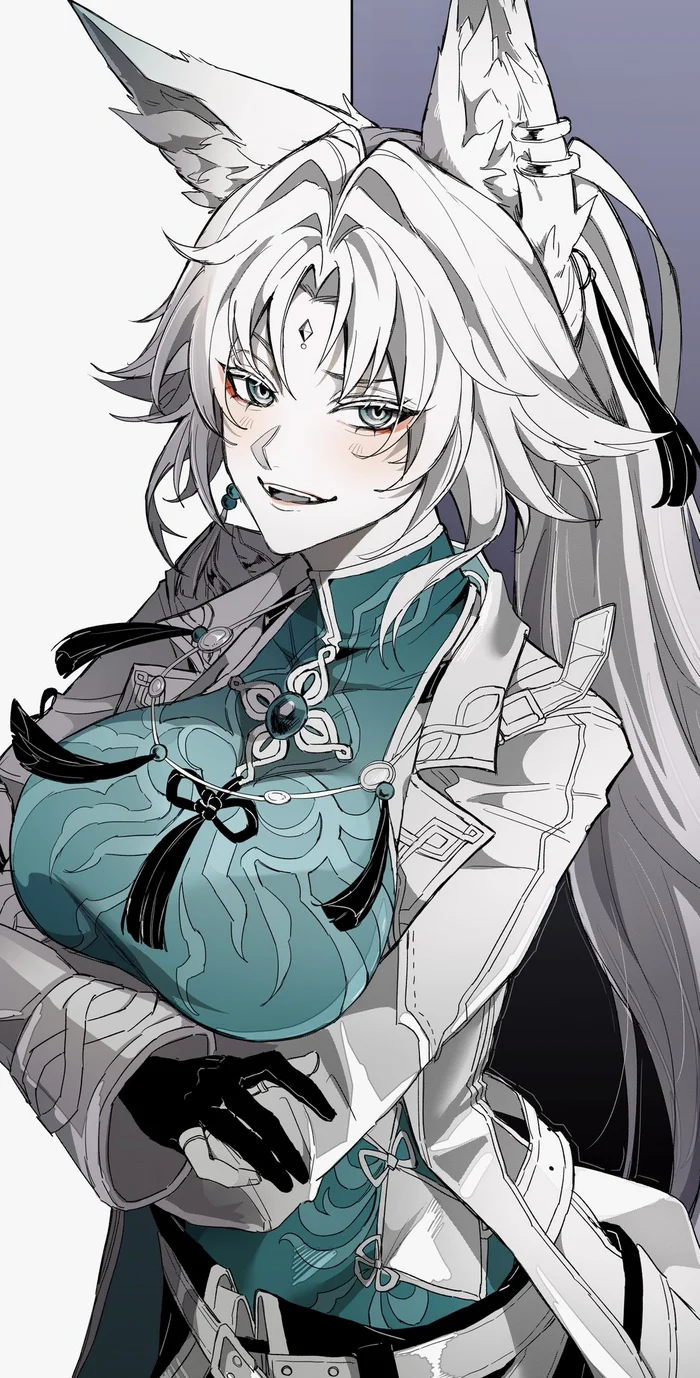 Feixiao - Honkai: Star Rail, Feixiao (Honkai: Star Rail), Арт, Девушки, Игры, Anime Art, Аниме, Animal Ears