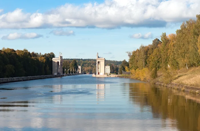 Gateway No. 6 of the Moscow Canal - My, The photo, Nikon, Nikon d90, Landscape