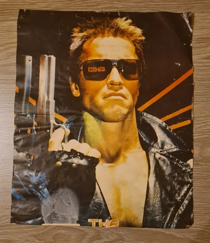 Terminator poster - My, Childhood memories, Poster, Poster, Terminator, Childhood of the 90s, Longpost