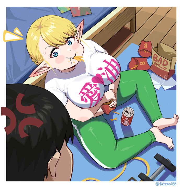 Приходишь, а твоя девушка много жрёт. Дальнейший действия?