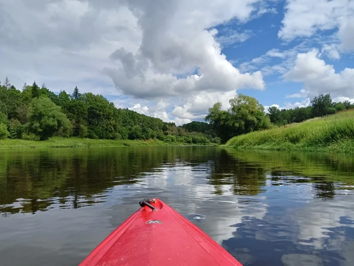 Moscow River, outskirts of Zvenigorod - My, Nature, beauty, Moscow region, Kayak, The photo, Moscow River, Landscape