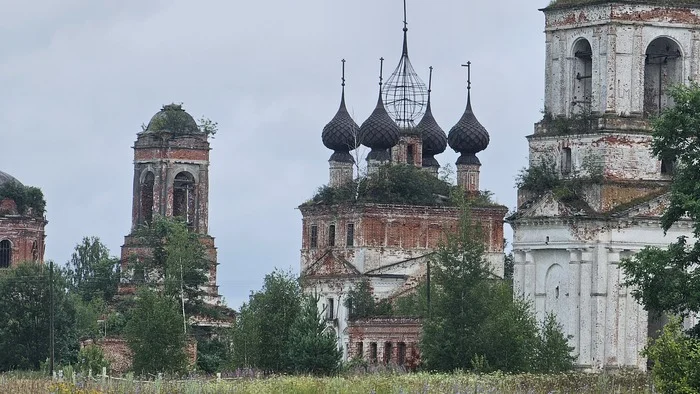 Полуброшеная деревня в Ивановской области - Моё, Урбанфото, Церковь, Храм, Туризм