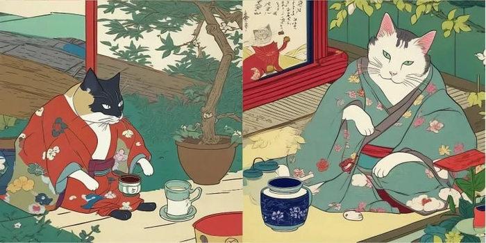 Стартап из Токио Sakana AI анонсировал две новые модели генерации изображений: Evo-Ukiyoe и Evo-Nishikie