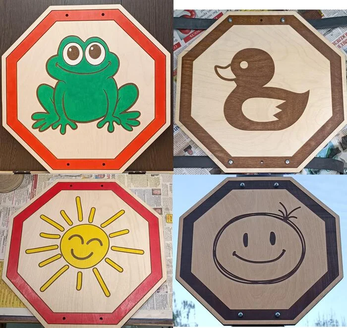 Signs of Good - My, Rukozhop, Needlework without process, Signs, Smile, Positive, Табличка, Crafts, Longpost, Street art