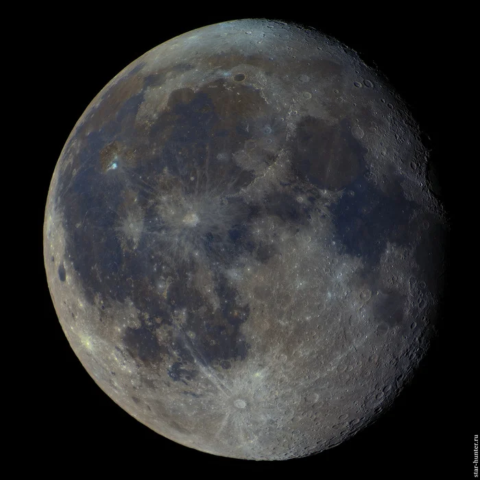 Moon, July 24, 2024, 01:07 - My, moon, Astrophoto, Astronomy, Space, Starhunter, Anapa, Anapadvor