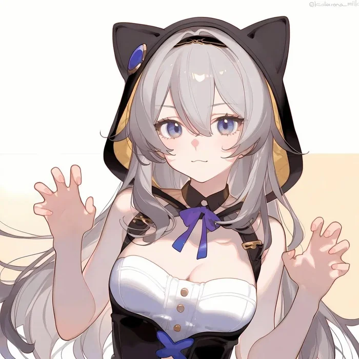 Honkai Meow Rail - Art, Anime, Honkai: Star Rail, Bronya (Honkai: Star Rail), March 7th (Honkai: Star Rail), Himeko (Honkai: Star Rail), Silver Wolf (Honkai: Star Rail), Kafka (Honkai: Star Rail), Stelle (Honkai: Star Rail), Neural network art, Milota, Longpost