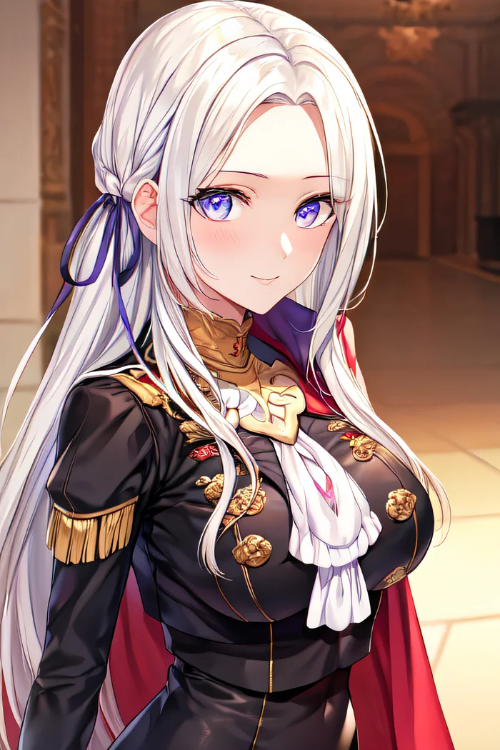 Эдельгард - Anime Art, Pixiv, Аниме, Арты нейросетей, Edelgard, Fire Emblem