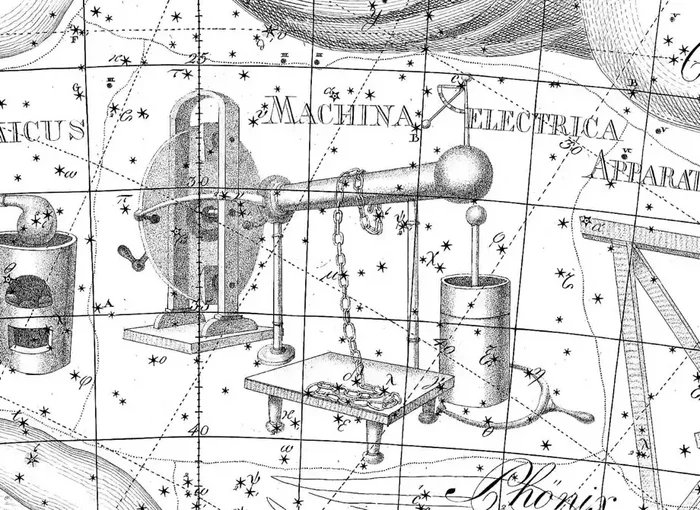 Constellation Machina Electrica - Astronomy, Constellations, Electrophore Machine