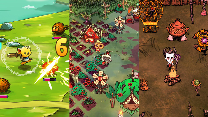 Cat Quest, Cult of the Lamb, Don't Starve