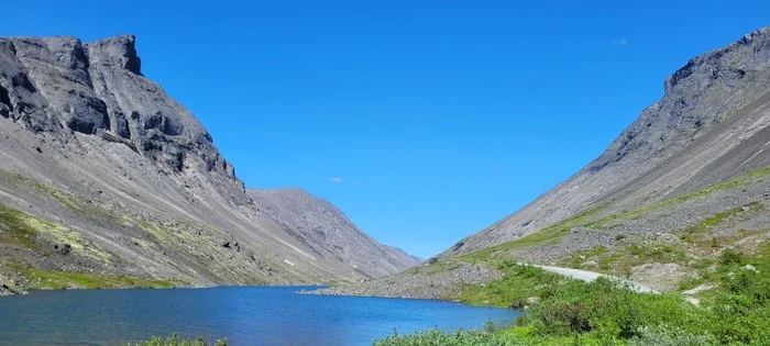 Reply to the post “Taking photographs” - My, The photo, Nature, Landscape, Khibiny, The mountains, North, The rocks, Lake, Kola Peninsula, Reply to post, Russian North, Travel across Russia