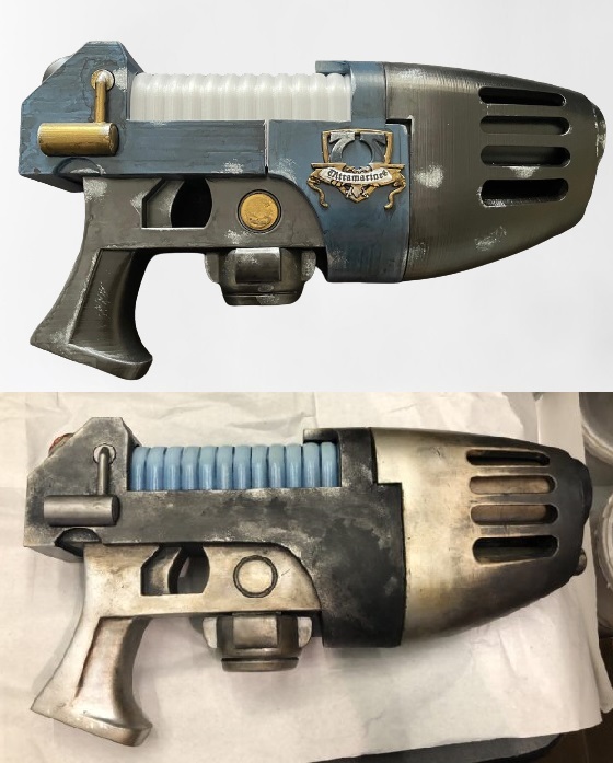 Making a Plasmagun from Warhammer 40k with your own hands. Part I. Prototype - My, Modeling, Warhammer 40k, Needlework with process, Cosplay, Needlework, 3D modeling, Photopolymer printing, Longpost