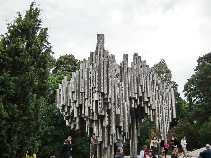 Monument to Sibelius - My, The culture, Composer, Monument, Music, Finland, Sibelius, Helsinki, Video, Youtube, Longpost