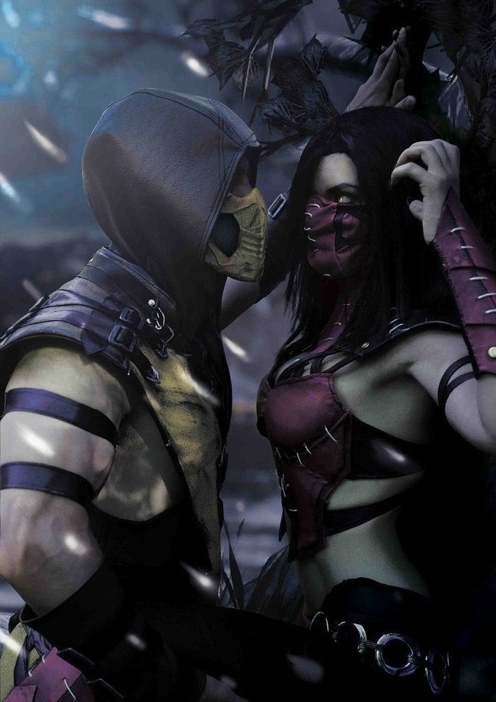 Scorpion and Mileena cosplay (Gaiar and Lady_diamond) , , Mortal Kombat,  (Mortal Kombat), , Mortal Kombat X, ,  , 
