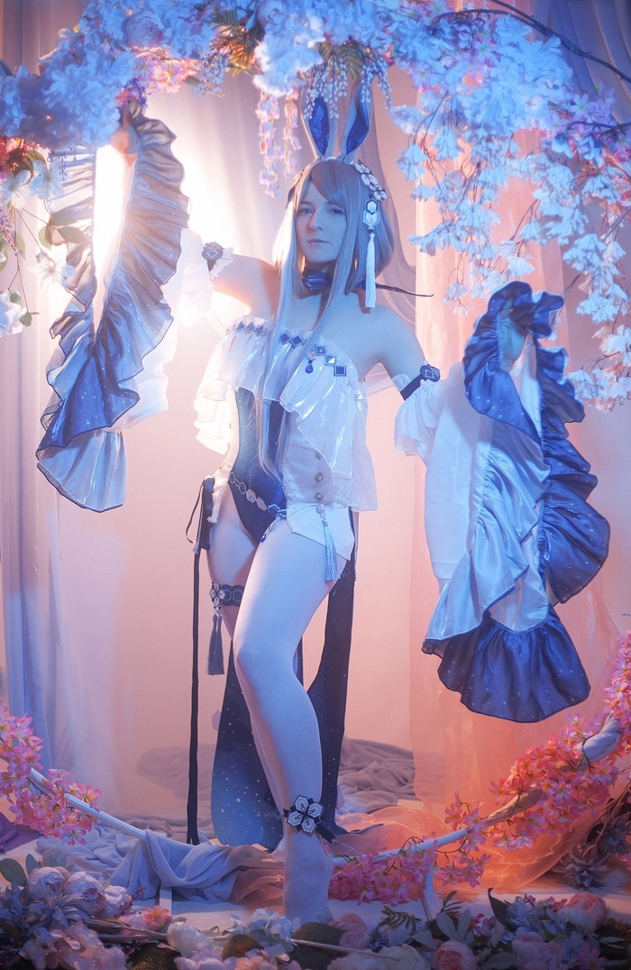 Нежная зайка ГуйЧжун по артам в моем исполнении. Игра Genshin Impact