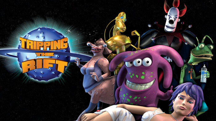 Персонажи и один из главных злодеев Tripping the Rift